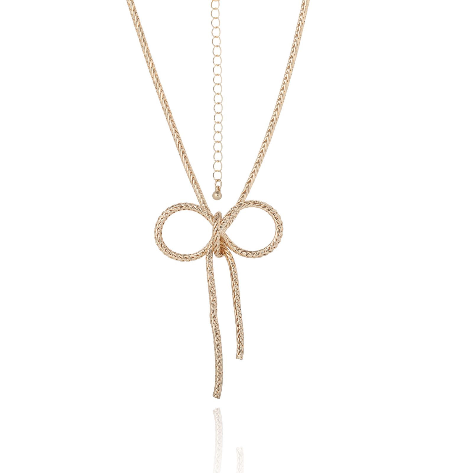 Подвеска на цепочке BCBG Generation Bow Pendant Chain Necklace