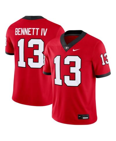 Джерси Nike Men's Stetson Bennett Red Georgia Bulldogs Player Game