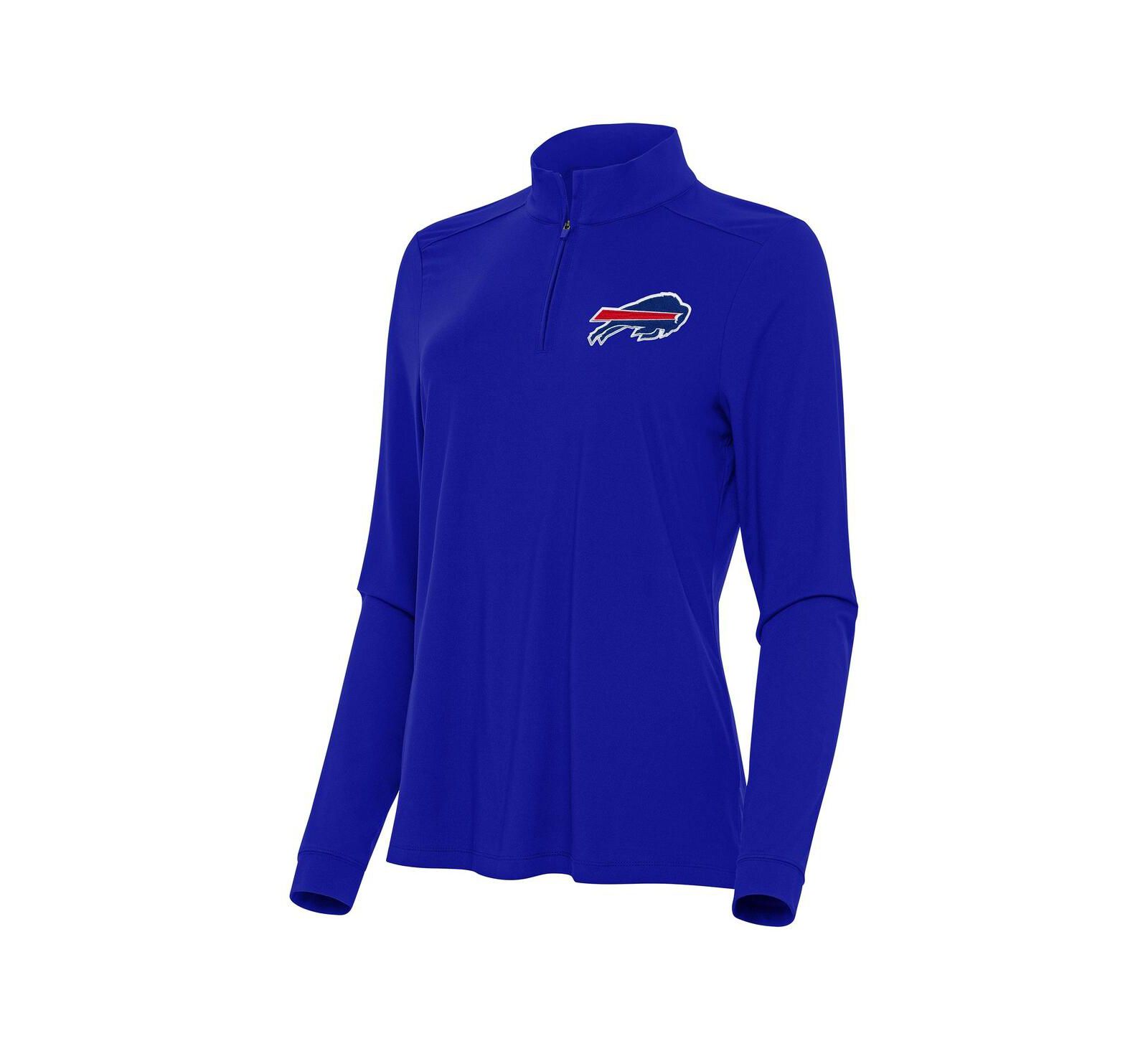 Antigua Женский свитшот Quarter-Zip Royal Buffalo Bills Intent