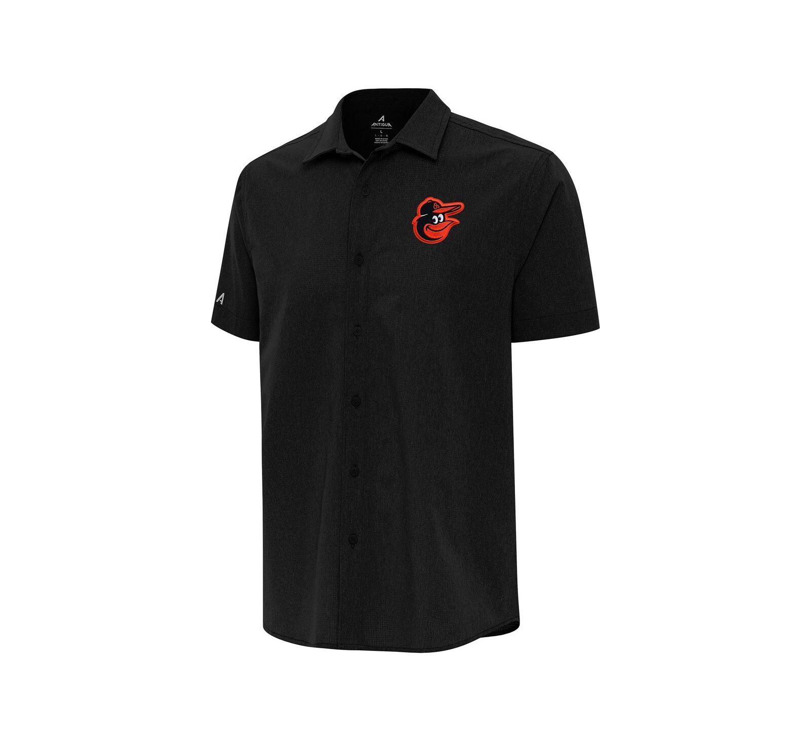 Мужская рубашка Antigua Black Baltimore Orioles Activate Button-Up