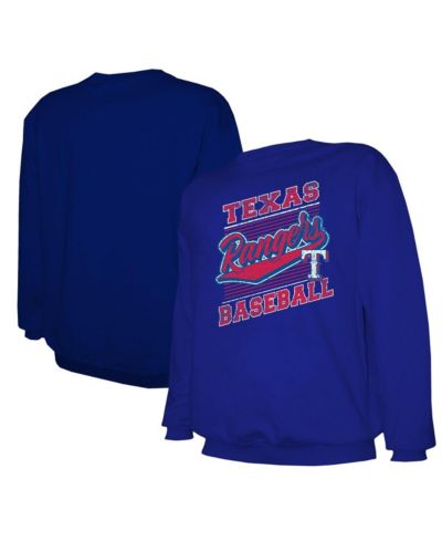 Мужское легкое свитшот Stitches Royal Texas Rangers