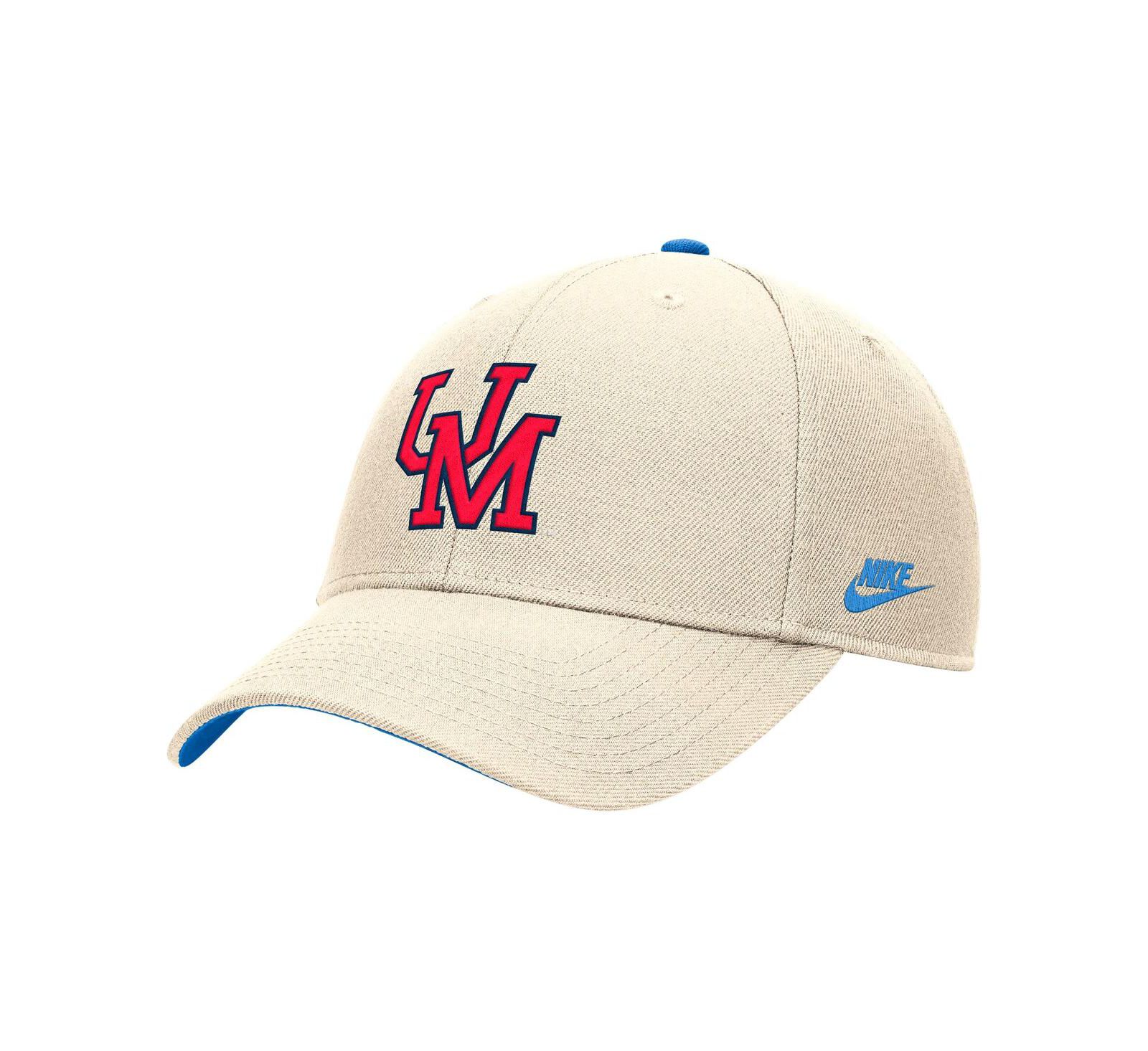 Nike Men's Natural Ole Miss Rebels Vintage Rise Dri-FIT Adjustable Hat