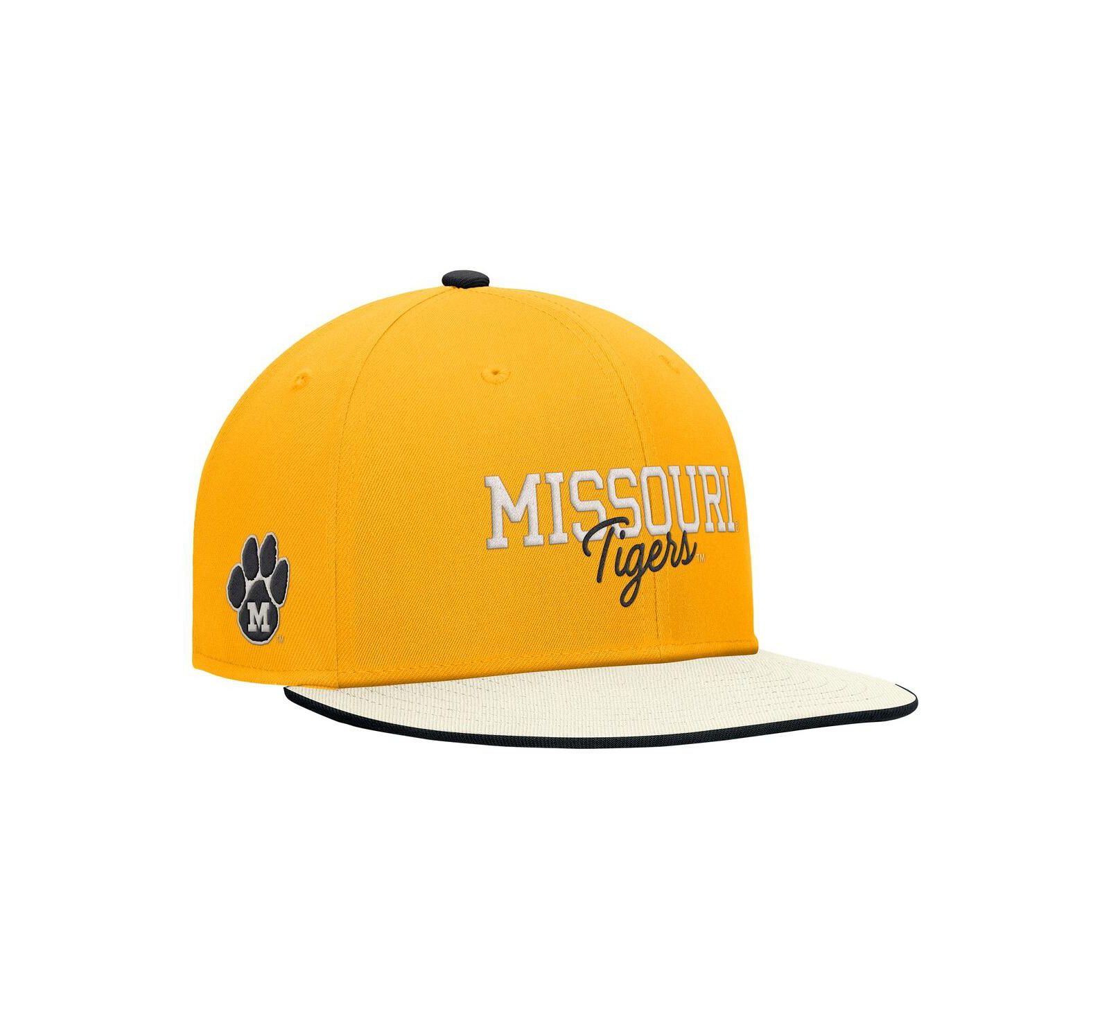 Мужская кепка Nike Missouri Tigers Vintage Script Pro Dri-FIT Snapback, цвет Gold