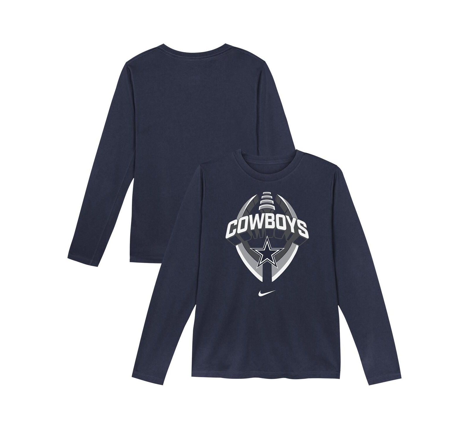 Nike Toddler Navy Dallas Cowboys Primetime Legend Icon Long Sleeve Performance T-Shirt