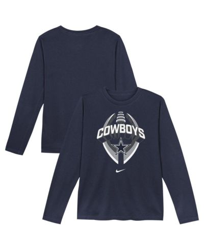 Nike Toddler Navy Dallas Cowboys Primetime Legend Icon Long Sleeve Performance T-Shirt