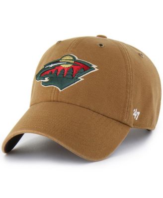 Carhartt x '47 Brand Men's Brown Minnesota Wild Clean Up Adjustable Hat