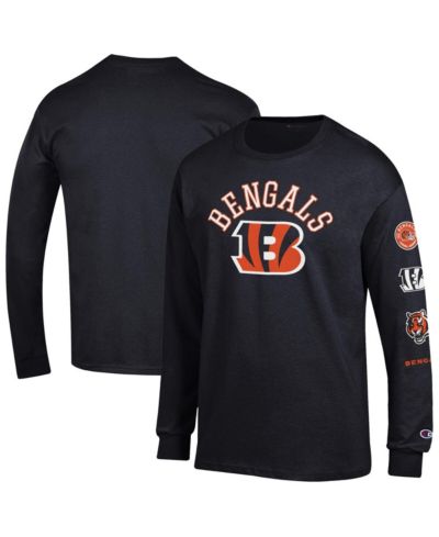 Champion Men's Black Cincinnati Bengals Seal Long Sleeve T-Shirt