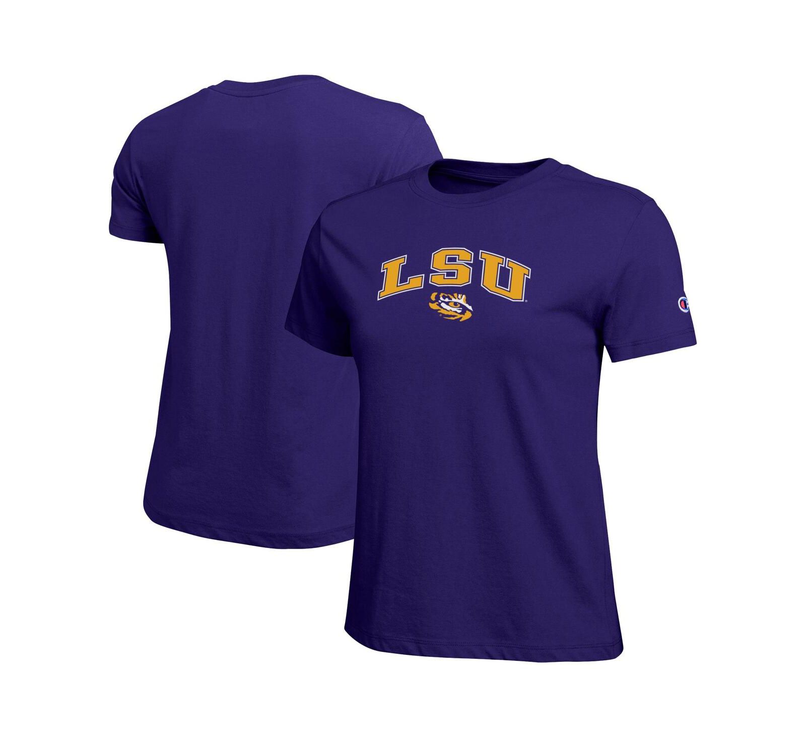 Женская футболка Champion Purple LSU Tigers