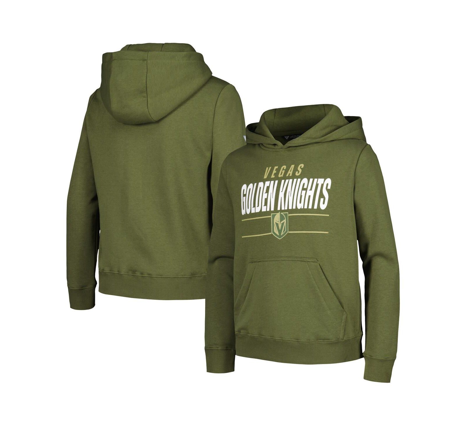 Худи LevelWear Big Boys and Girls Vegas Golden Knights Podium Fleece Pullover