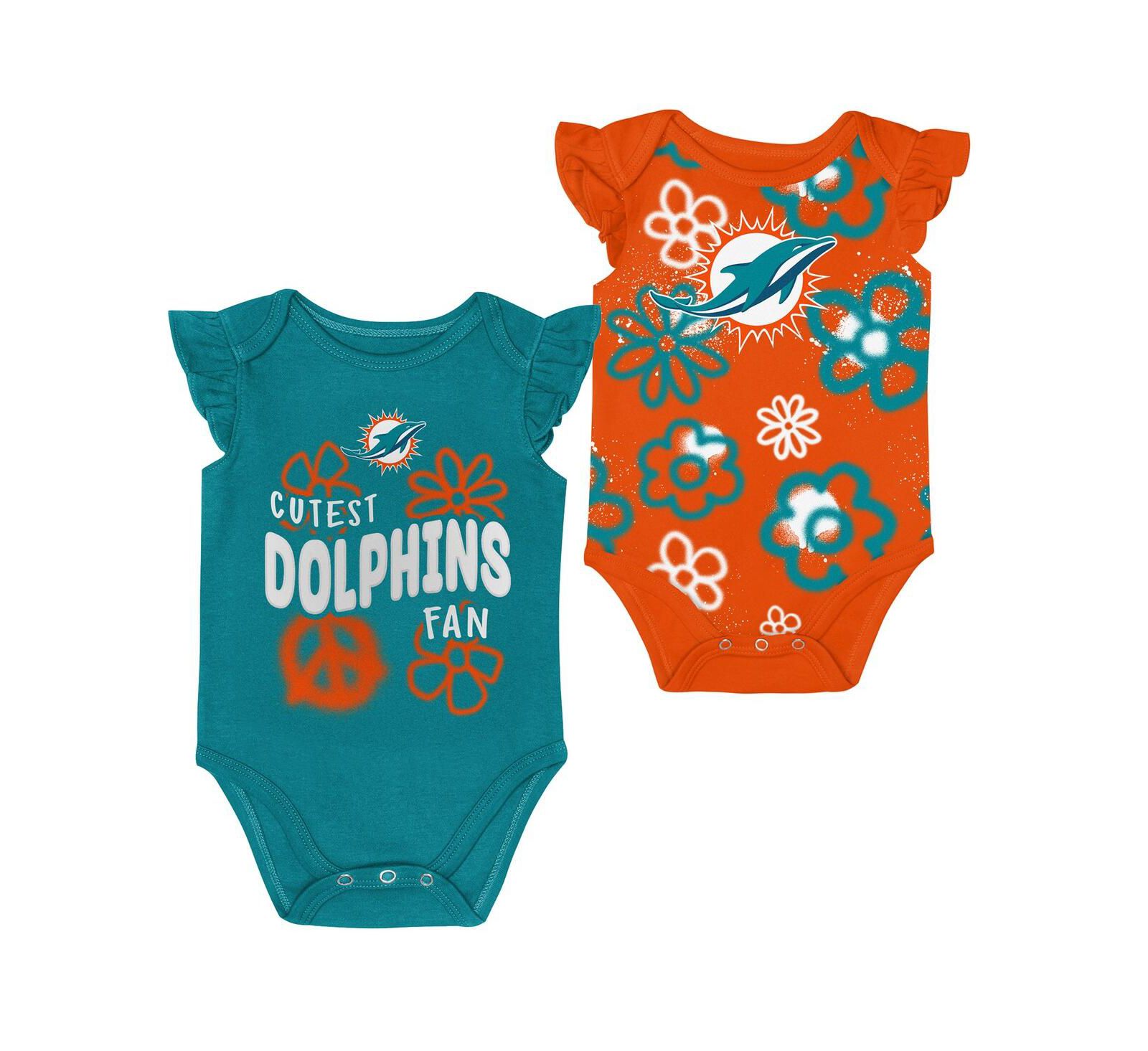 Детский комплект Outerstuff 2-Piece Miami Dolphins The Sunshine Bodysuit