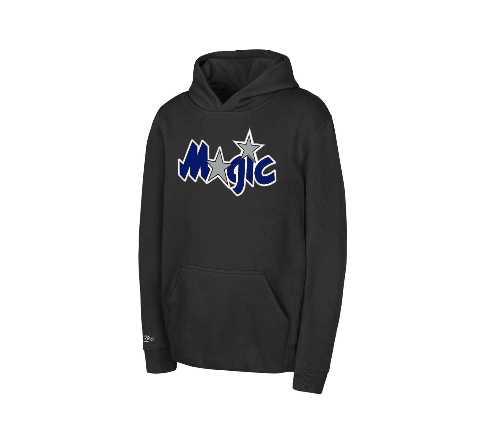 Детское худи Mitchell & Ness Black Orlando Magic Retro Logo Pullover