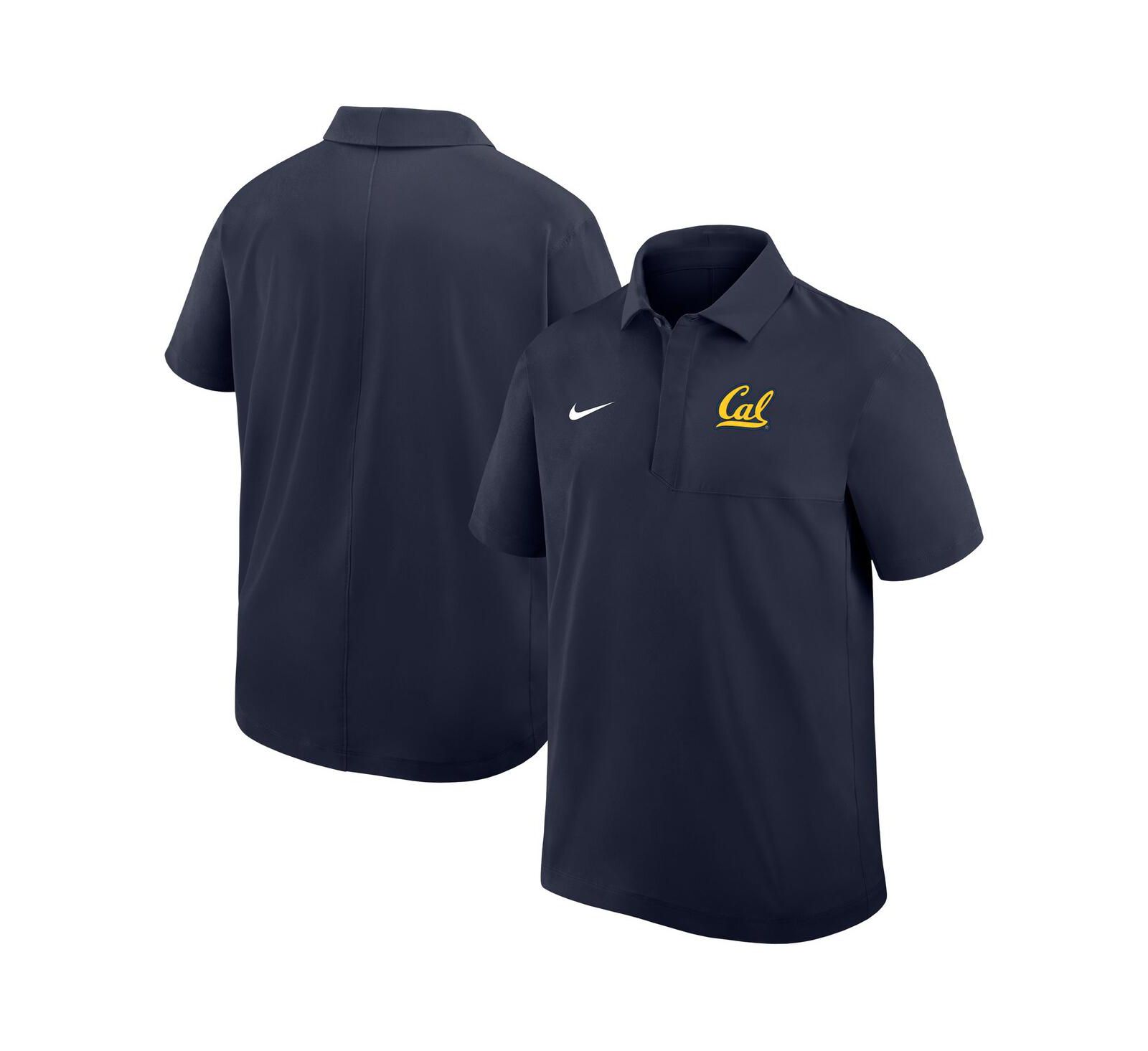 Nike Men's Navy Cal Bears Woven Polo Shirt