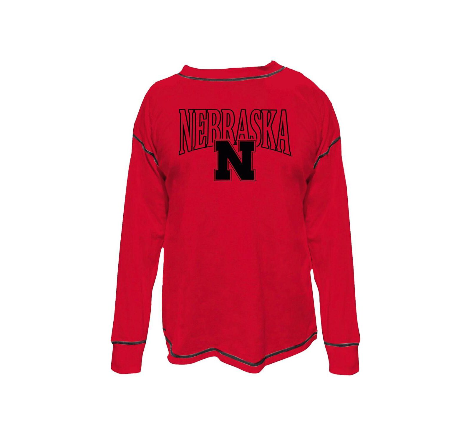 Женская толстовка Fanatics Scarlet Nebraska Huskers Plus Size