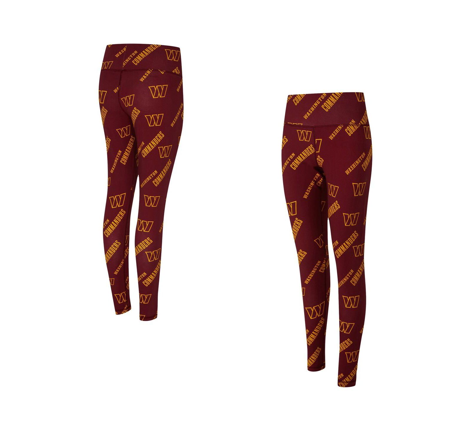 Concepts Sport Женские леггинсы Washington Commanders Mosaic Allover Print