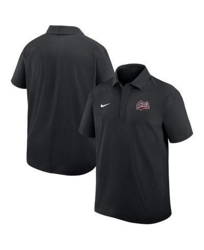Nike Мужская поло футболка Montana Grizzlies 2025 Sideline Dri-FIT, Black