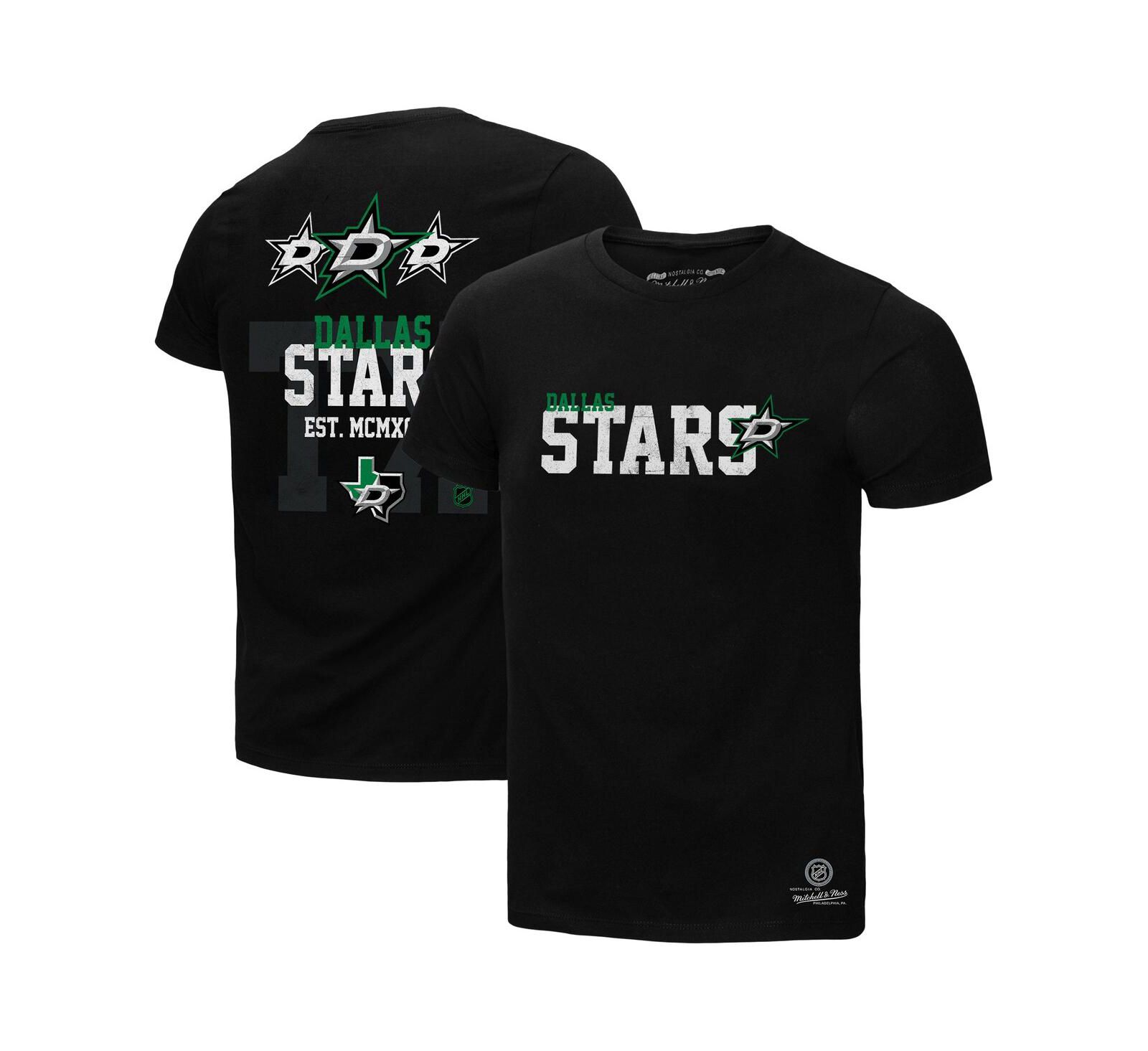 Мужская футболка Mitchell & Ness Black Dallas Stars Home