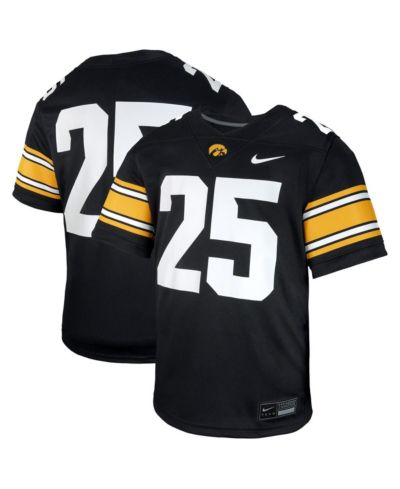 Nike Big Boys and Girls 25 Black Iowa Hawkeyes Untouchable Replica Game Jersey