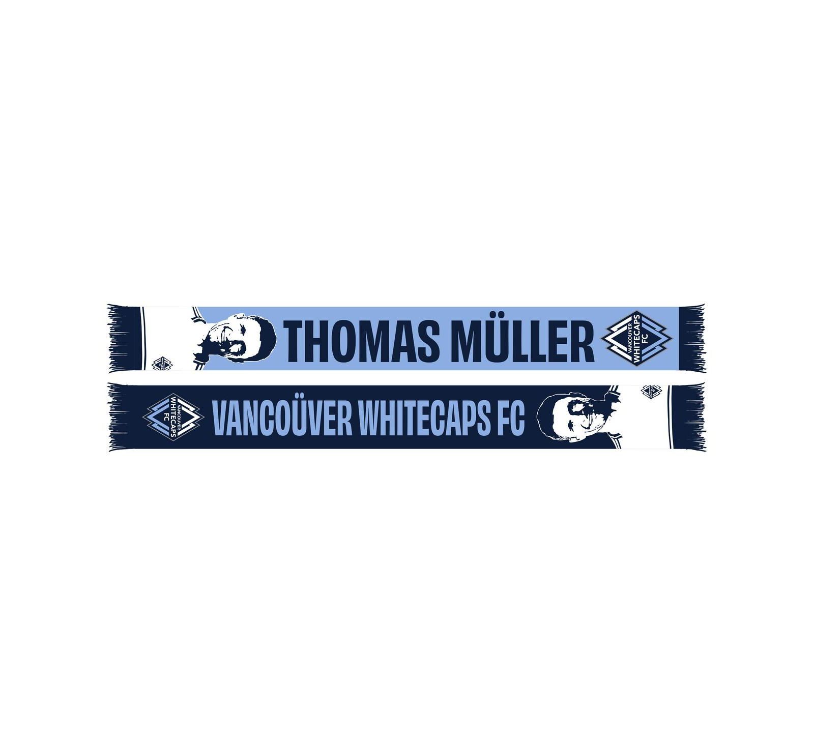 Ruffneck Scarves Thomas Müller Light Blue Vancouver Whitecaps FC Scarf
