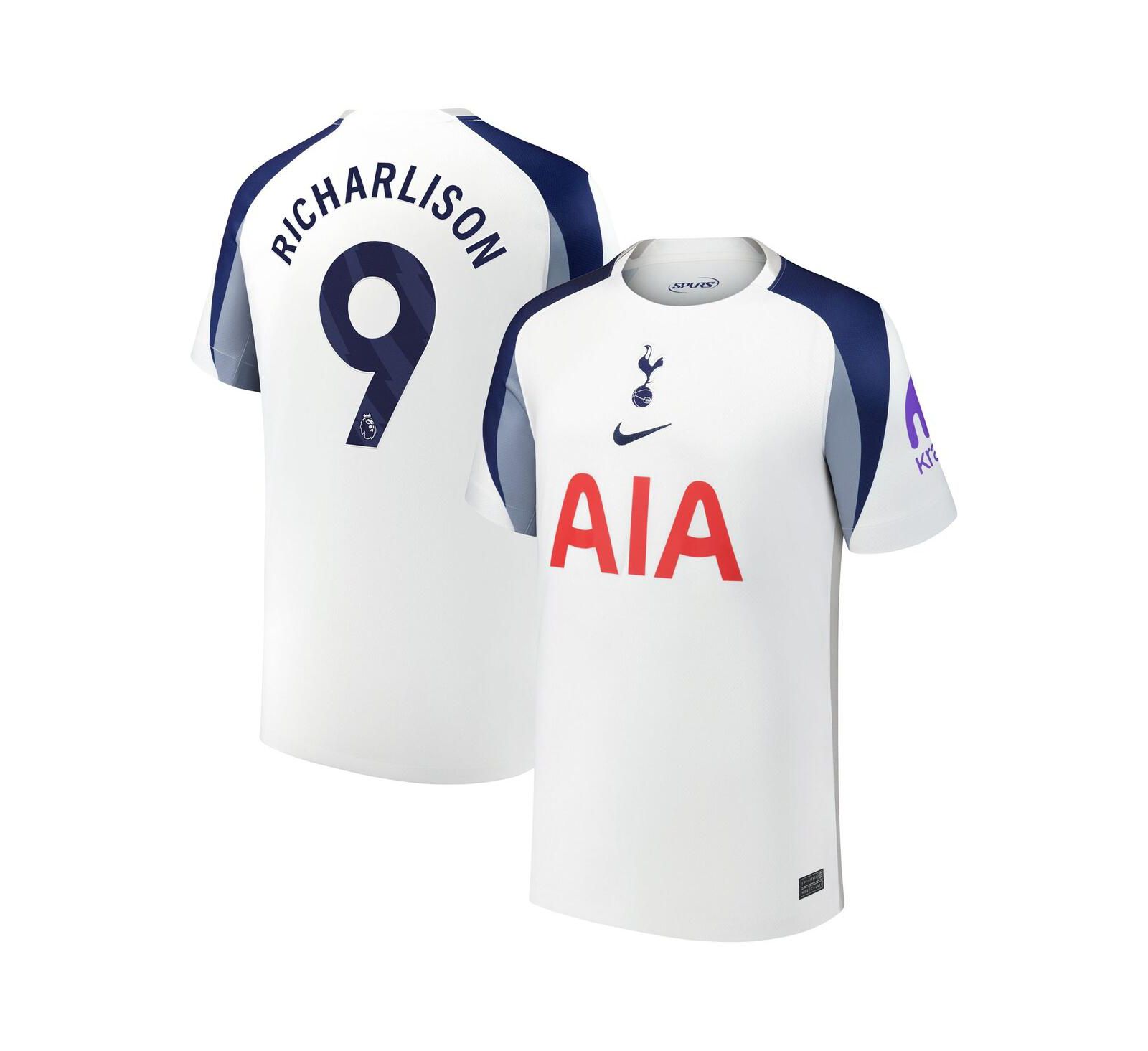 Детская реплика игровая джерси Nike Tottenham Hotspur 2025/26 Home для мальчиков и девочек, белая