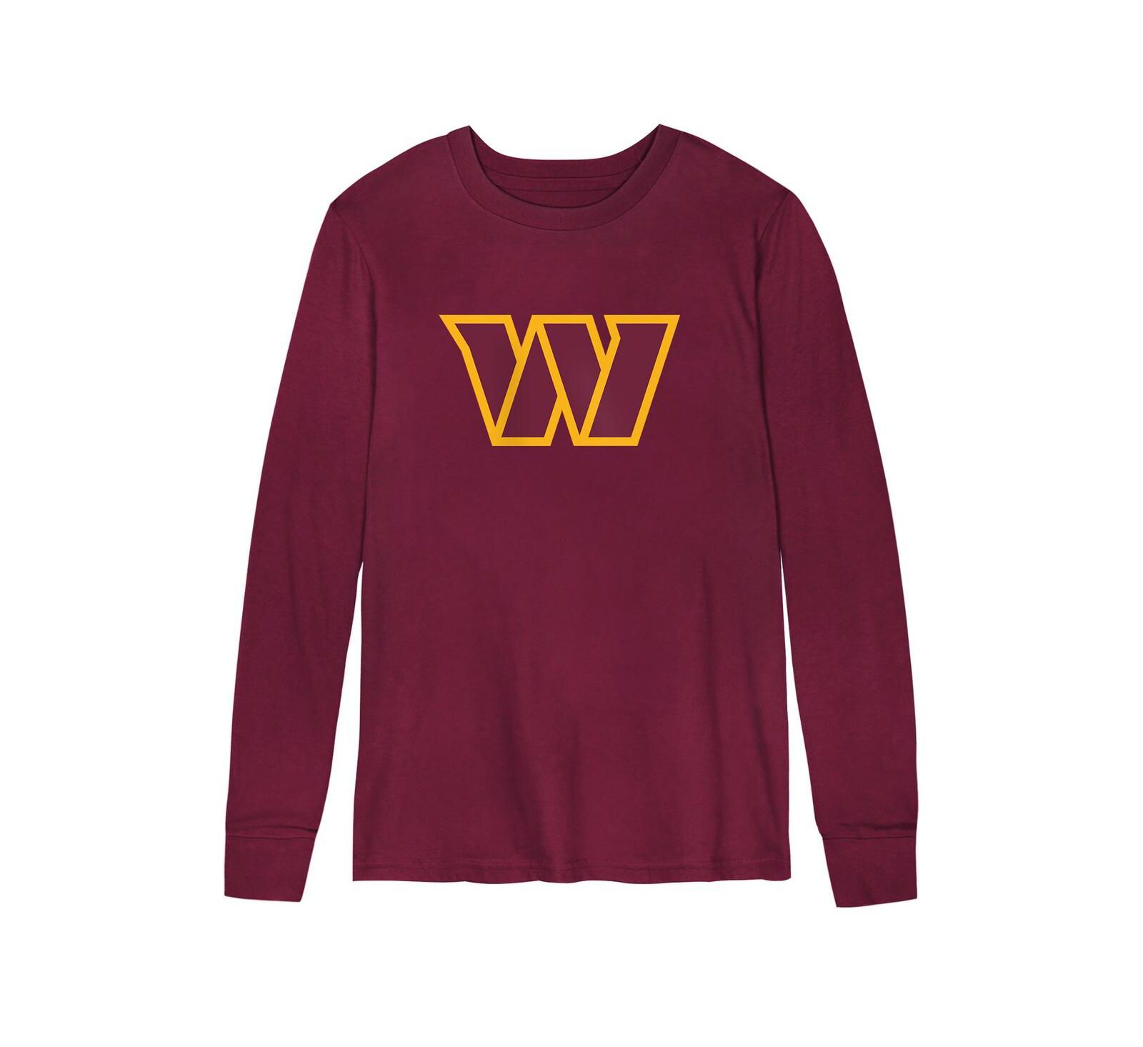 Детская футболка Outerstuff Burgundy Washington Commanders Long Sleeve