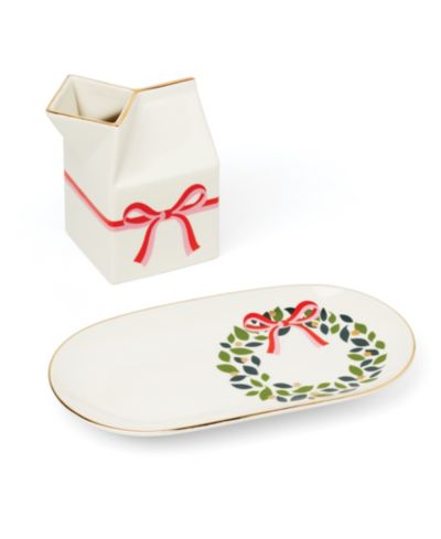 Десертная тарелка Kate Spade Be Jolly Milk Cookie Plate