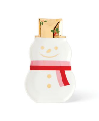 Ваза для конфет Kate Spade Be Jolly Snowman