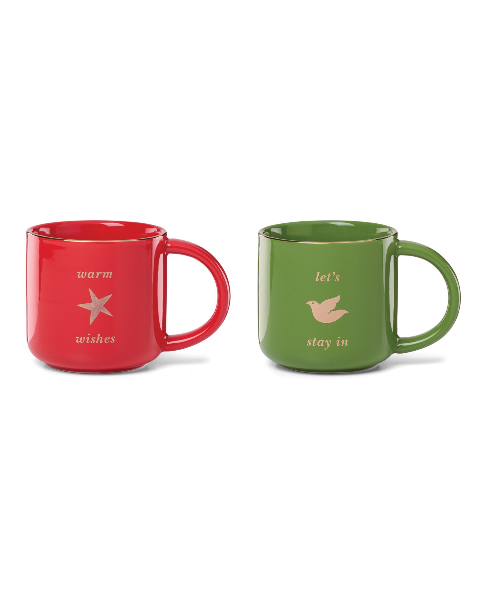 Набор кружек Kate Spade «Be Jolly Warm Wishes», 2 шт
