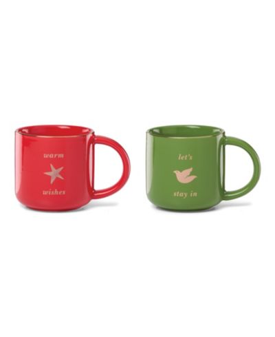 Набор кружек Kate Spade «Be Jolly Warm Wishes», 2 шт