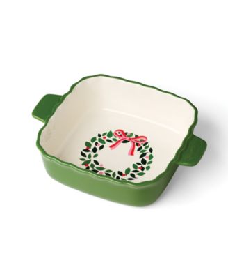 Квадратная сервировочная форма для запекания Kate Spade Evergreen Square Scallop