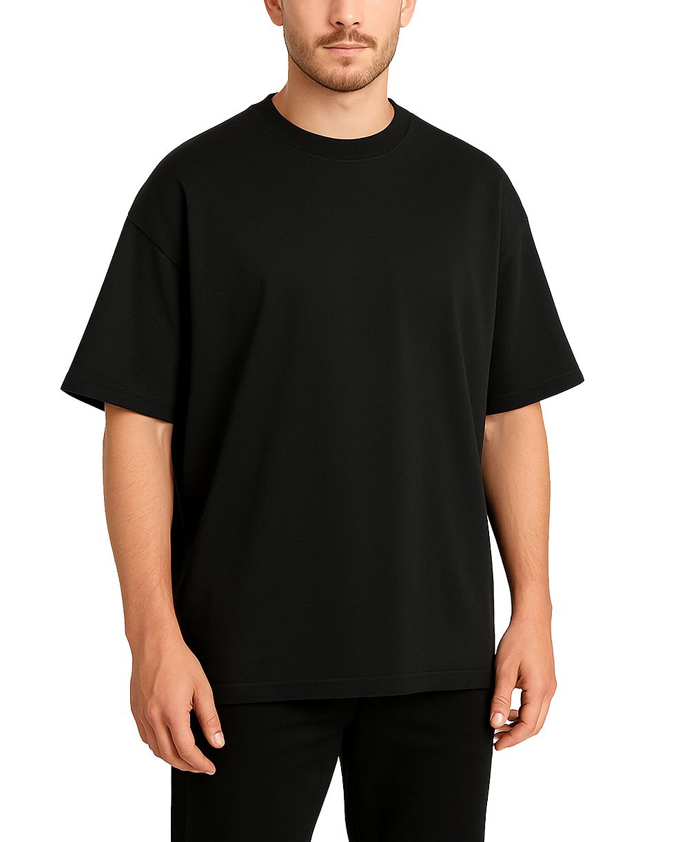 Blu Rock Men's Oversized Crewneck T-Shirt