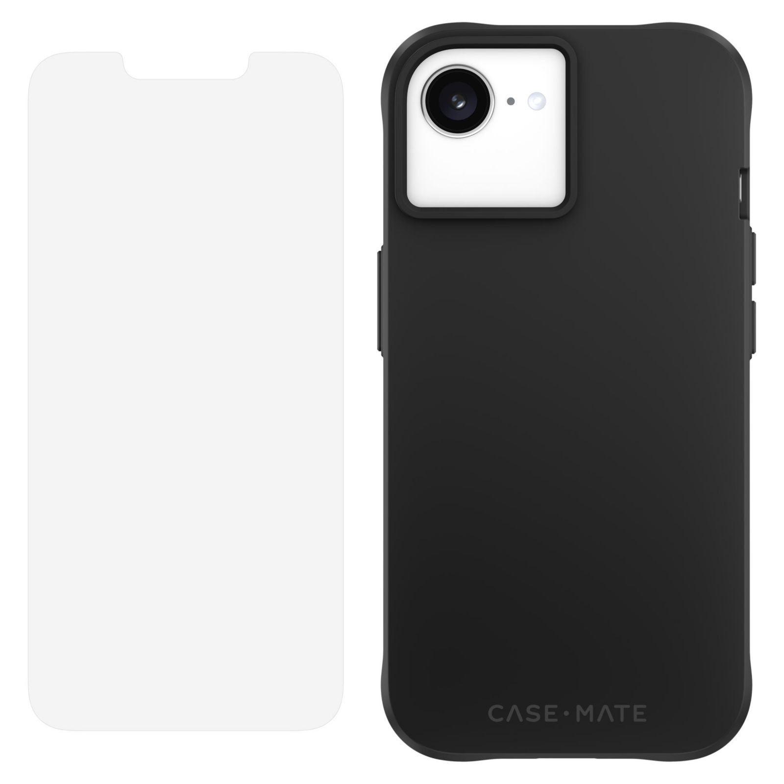 Case-Mate Protection Pack Tough Case and Glass Screen Protector for Apple IPSE2025 / iPhone 15 / iPhone 14 / iPhone 13
