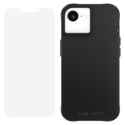 Case-Mate Protection Pack Tough Case and Glass Screen Protector for Apple IPSE2025 / iPhone 15 / iPhone 14 / iPhone 13