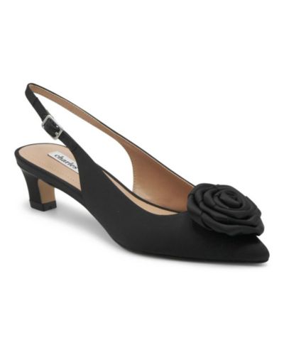 Charles David Женские платья-сарафаны Aleph Slingback Low Heel Rosette