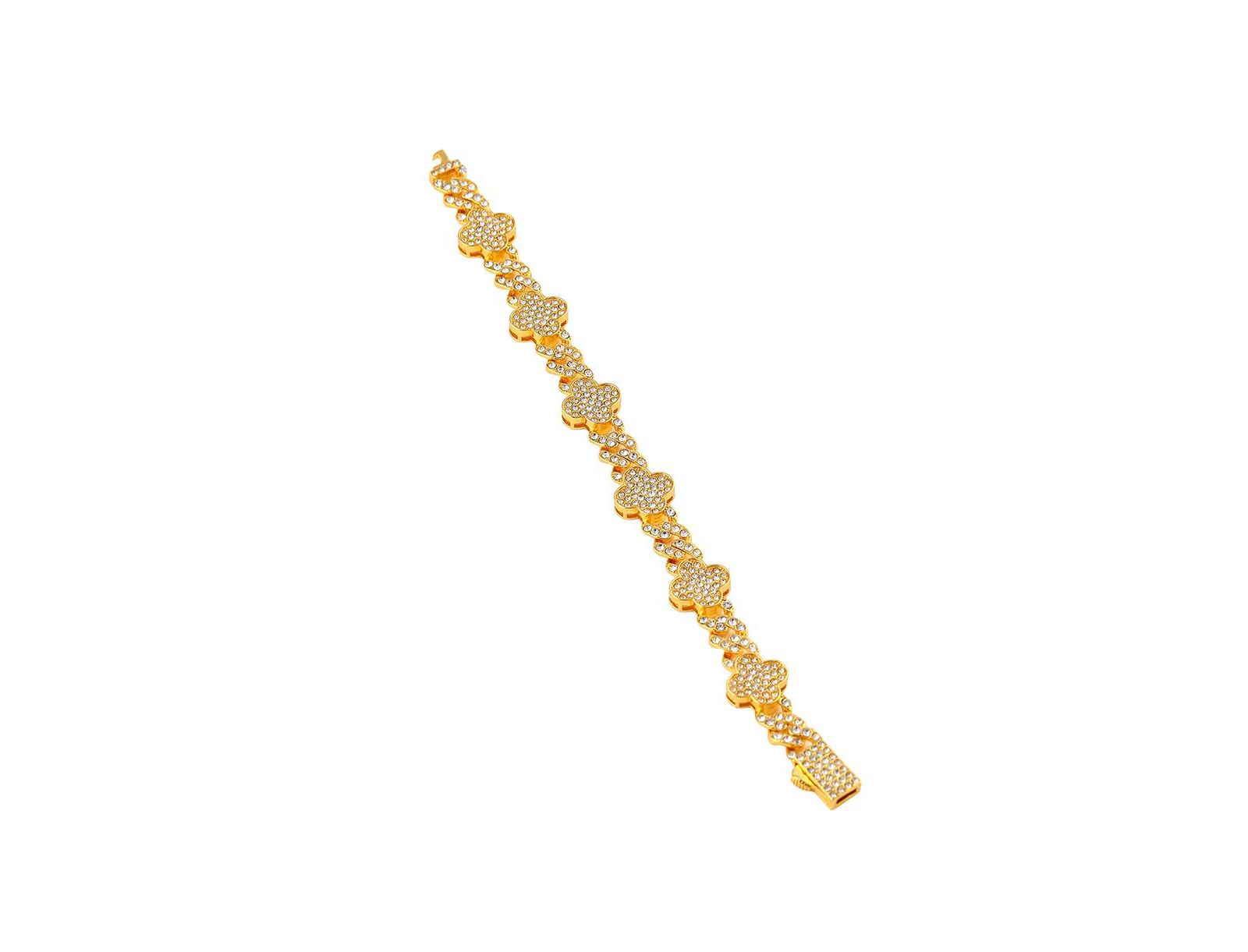 SOHI Small Clover Tennis Bracelet