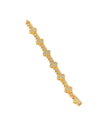 SOHI Women's The Clover Tennis Bracelet