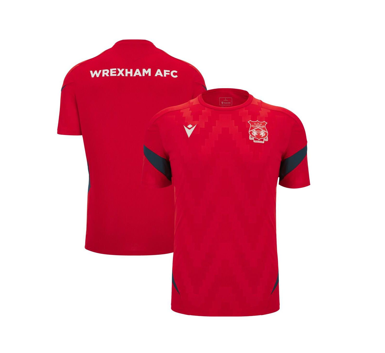 Macron Men's Red Wrexham Training Jersey