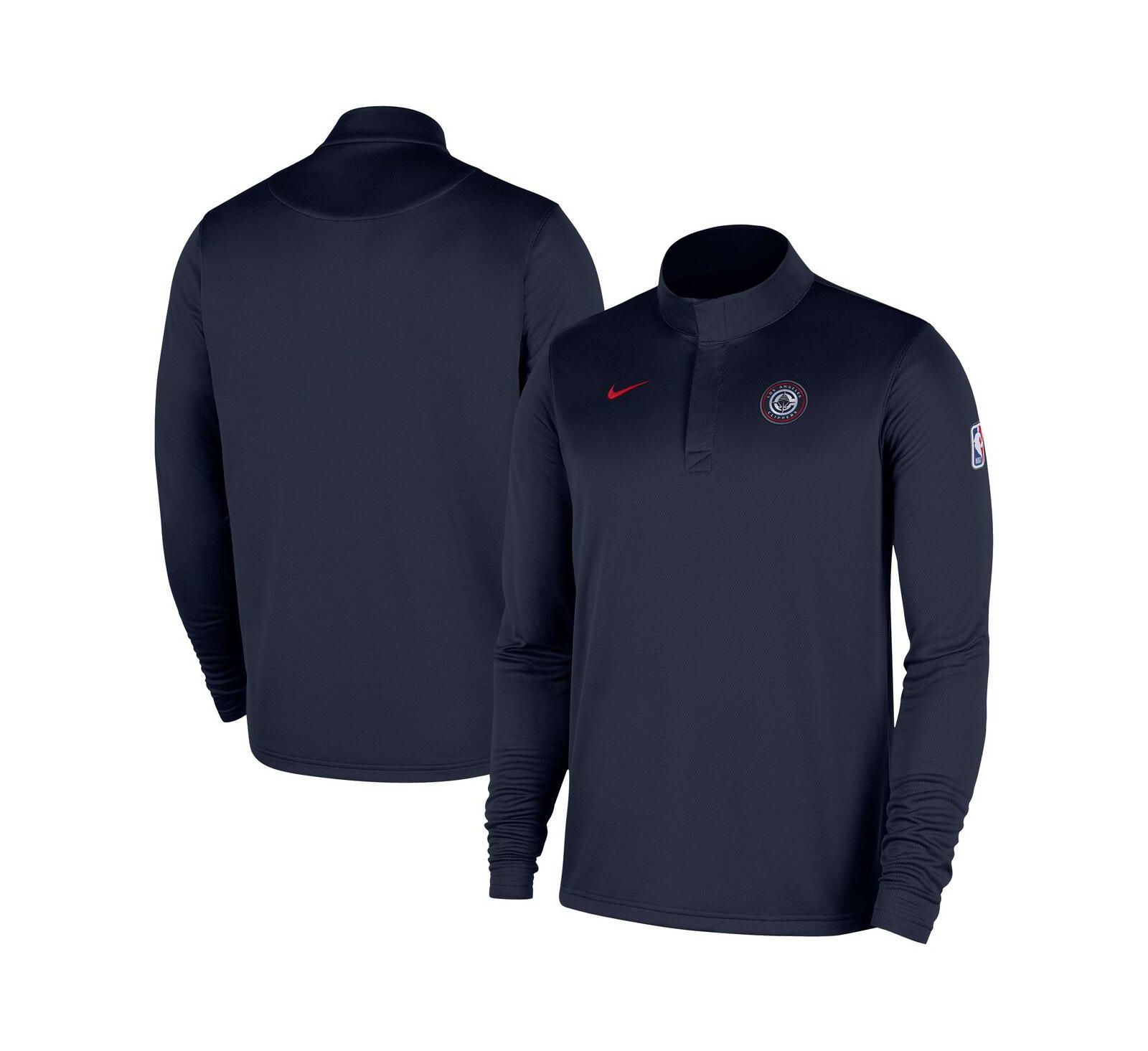 Nike Мужская толстовка LA Clippers 2025/26 Dri-Fit, темно-синяя