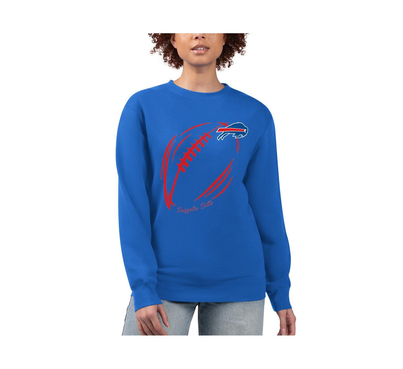 Женское флисовое худи G-III 4Her by Carl Banks с графическим логотипом Buffalo Bills