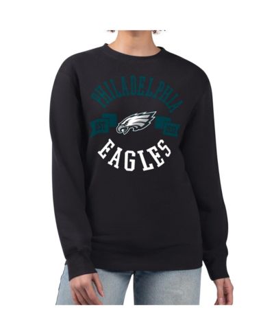 Женская толстовка G-III 4Her by Carl Banks Black Philadelphia Eagles Fleece Pullover