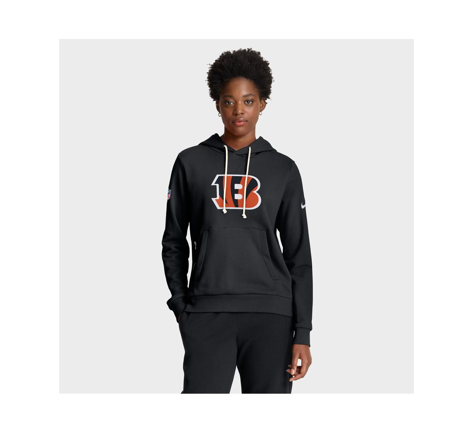 Женское худи Nike Black Cincinnati Bengals Dri-FIT