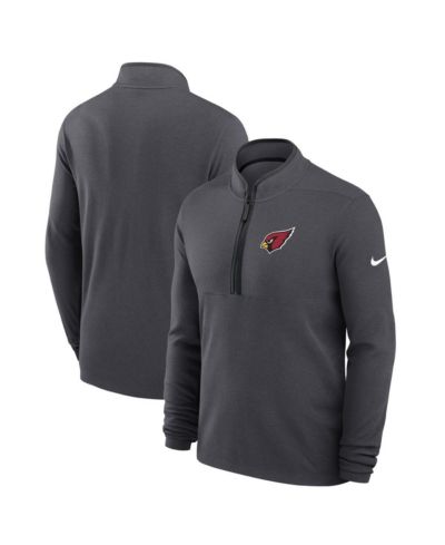 Nike Мужское худи-пуловер Nike Anthracite Arizona Cardinals Lightweight Victory Dri-FIT Half-Zip