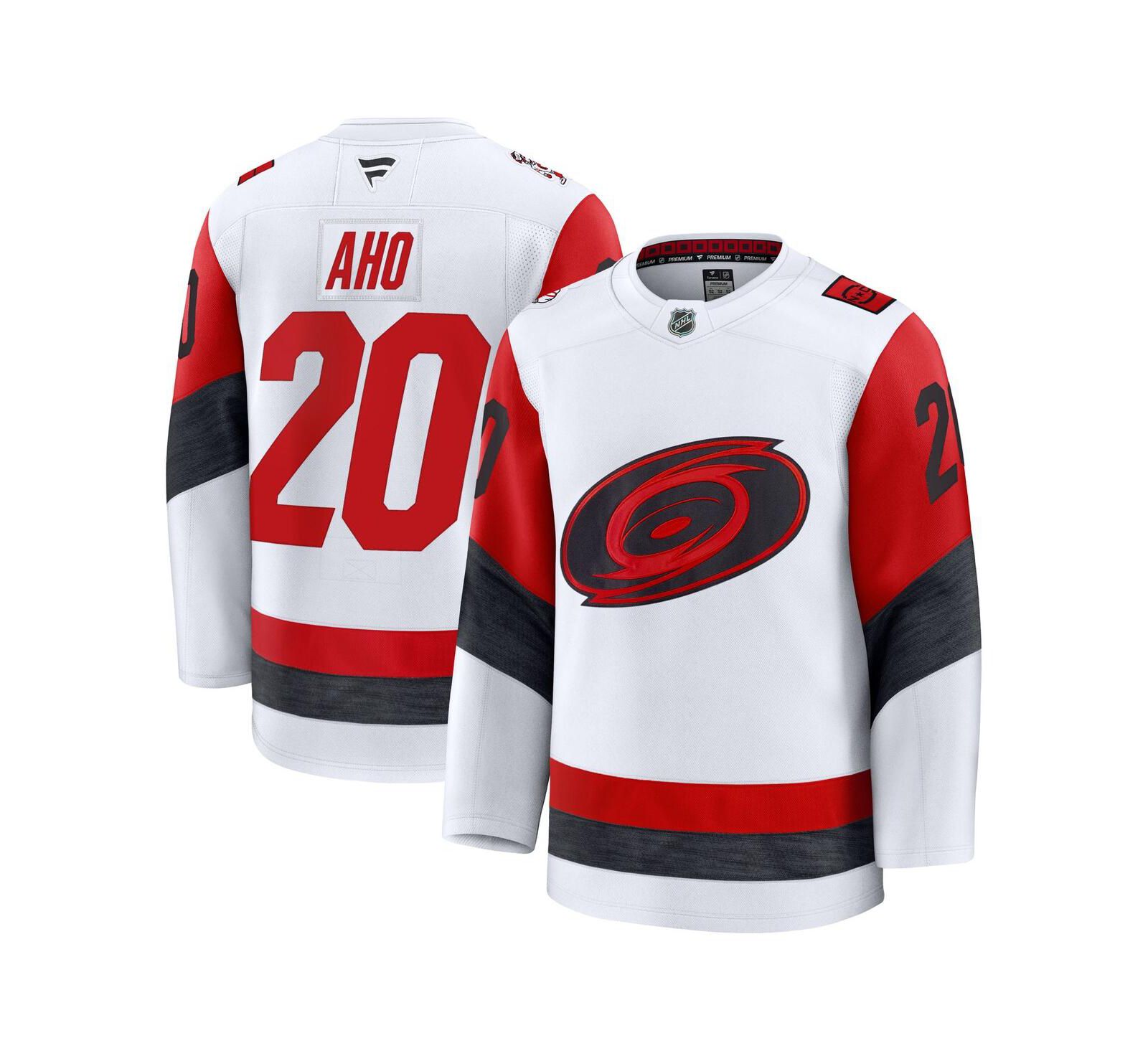 Мужская джерси Fanatics Sebastian Aho Carolina Hurricanes