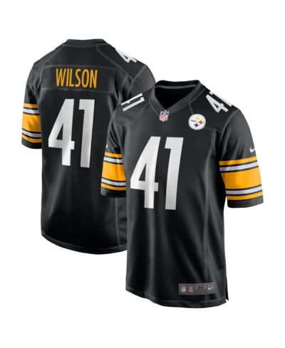 Nike Men's Payton Wilson Black Pittsburgh Steelers Game Jersey