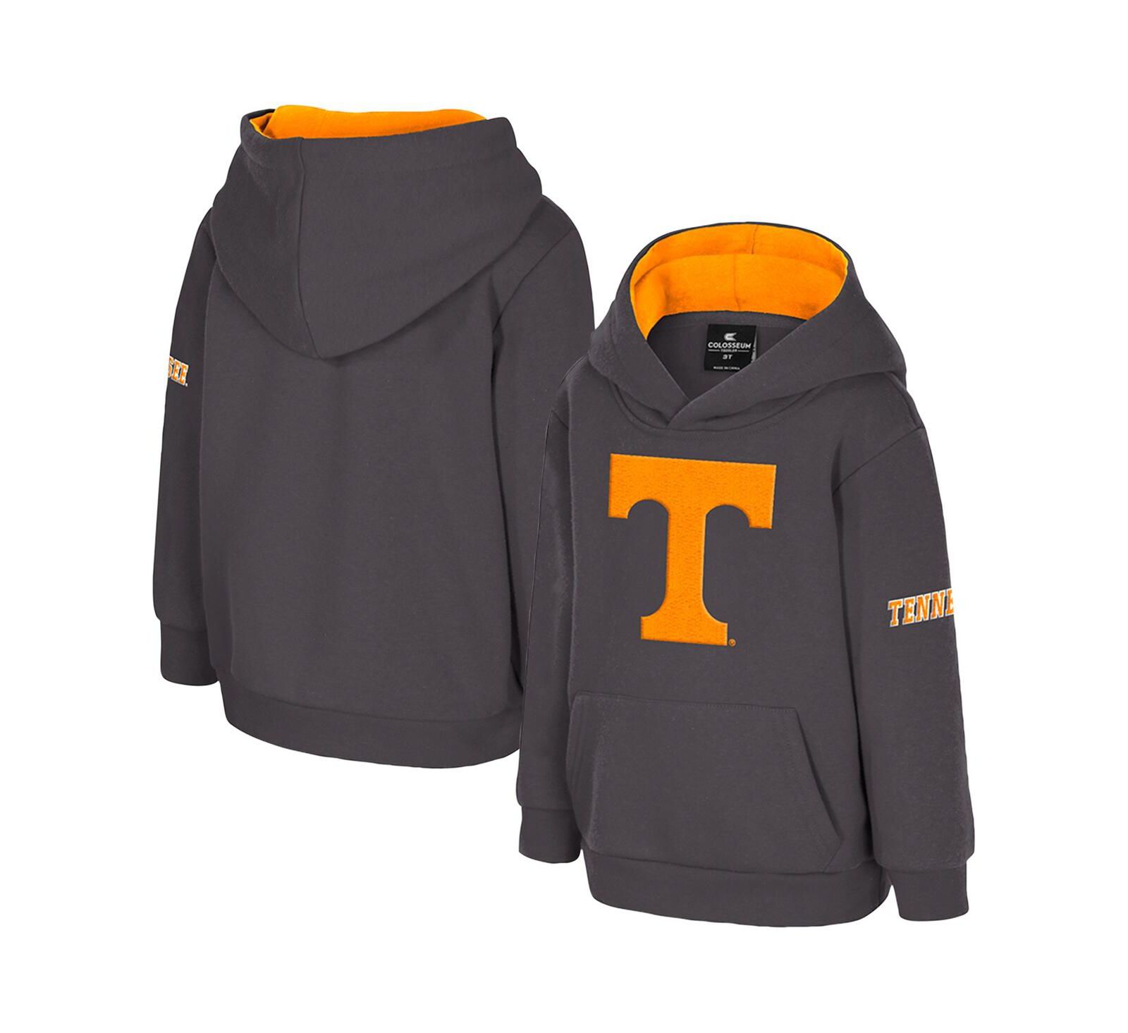 Худи Colosseum Toddler Charcoal Tennessee Volunteers Big Logo Volume Fleece