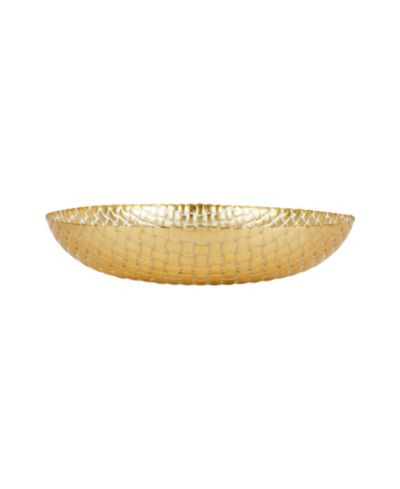 VIETRI Rufolo Basketweave Large Shallow Bowl
