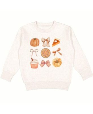 Детская толстовка Sweet Wink для девочек с надписью Thankful Cutie к Дню благодарения