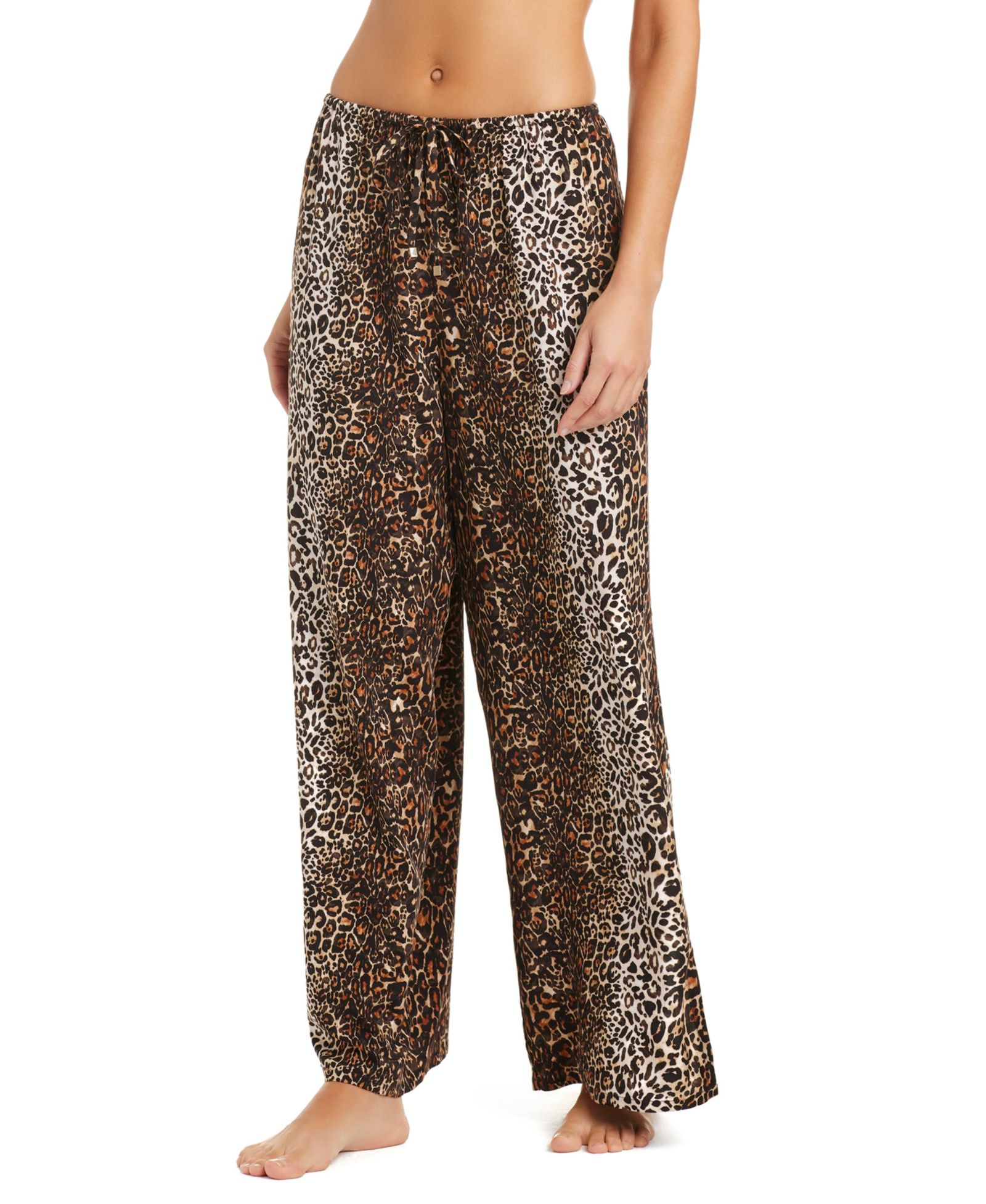 Женские брюки Bar III Feline Fine Printed Waist Side Lit Drawstring