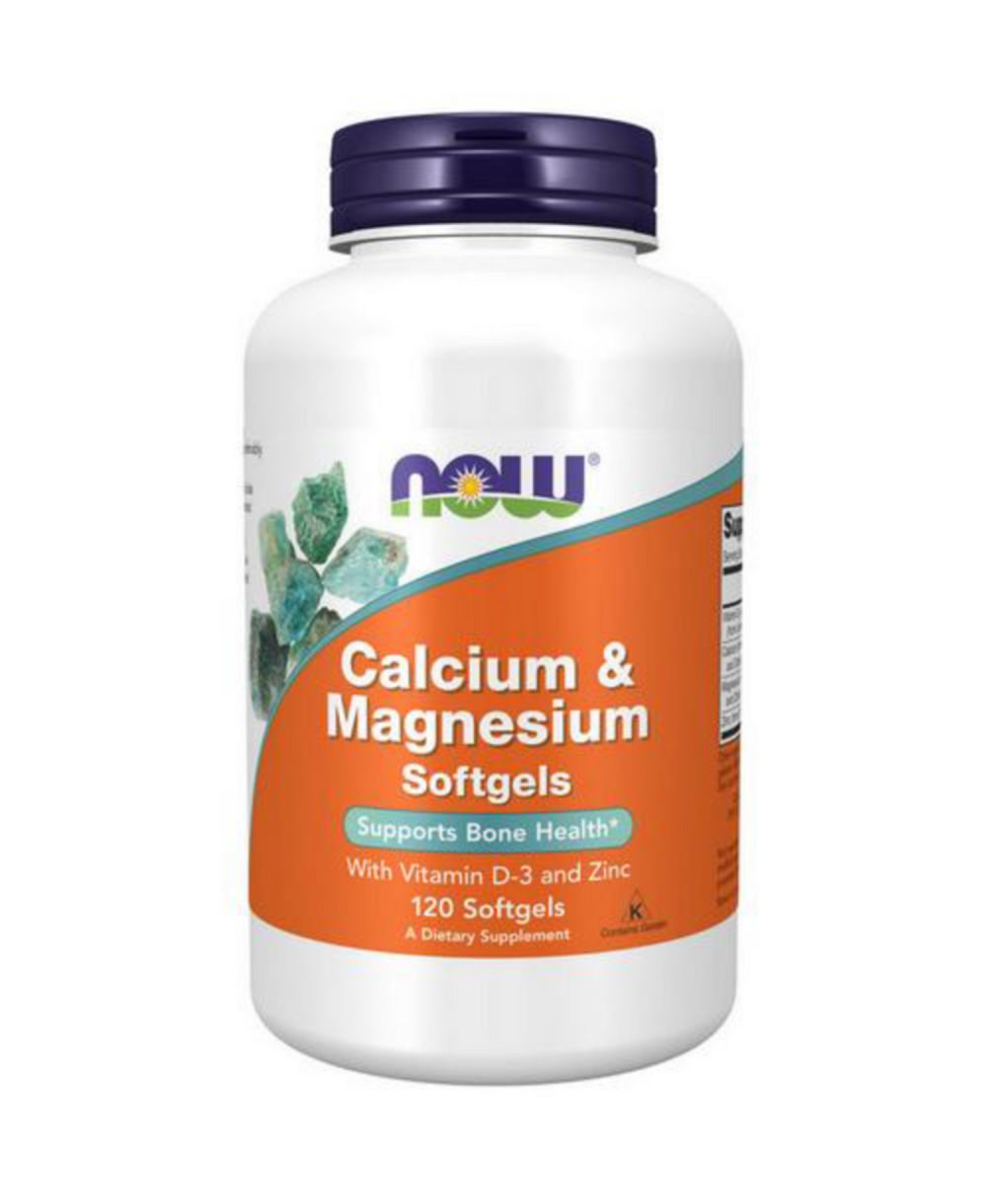 NOW Foods Calcium & Magnesium ,120 Softgels