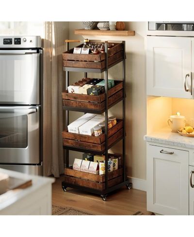 Rustic brown and black