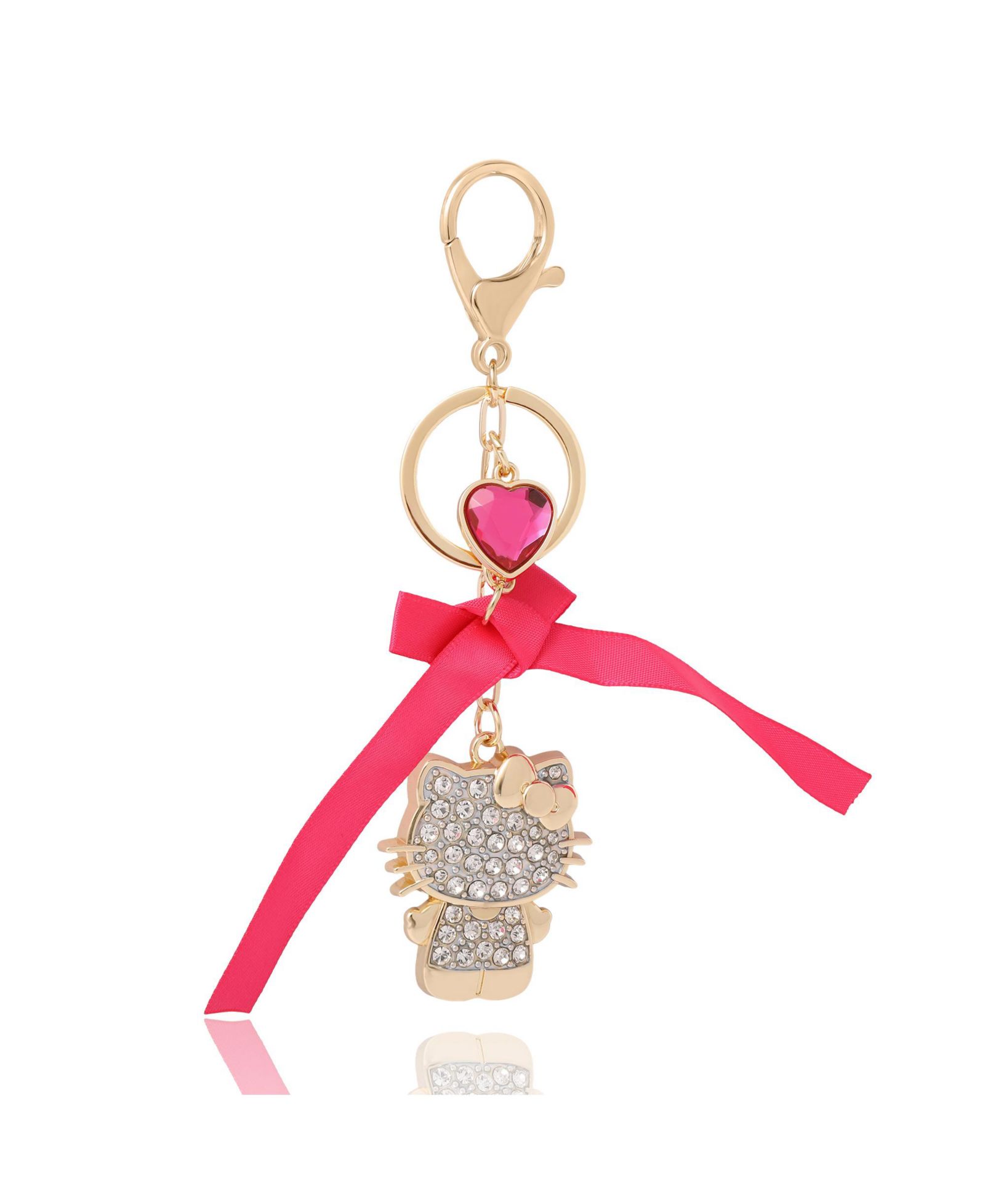 Hello Kitty Sanrio брелок Hello Kitty с бантом и сердцем